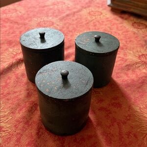 Three Soy Wax Candles “Wild Green Fig” Fragrance